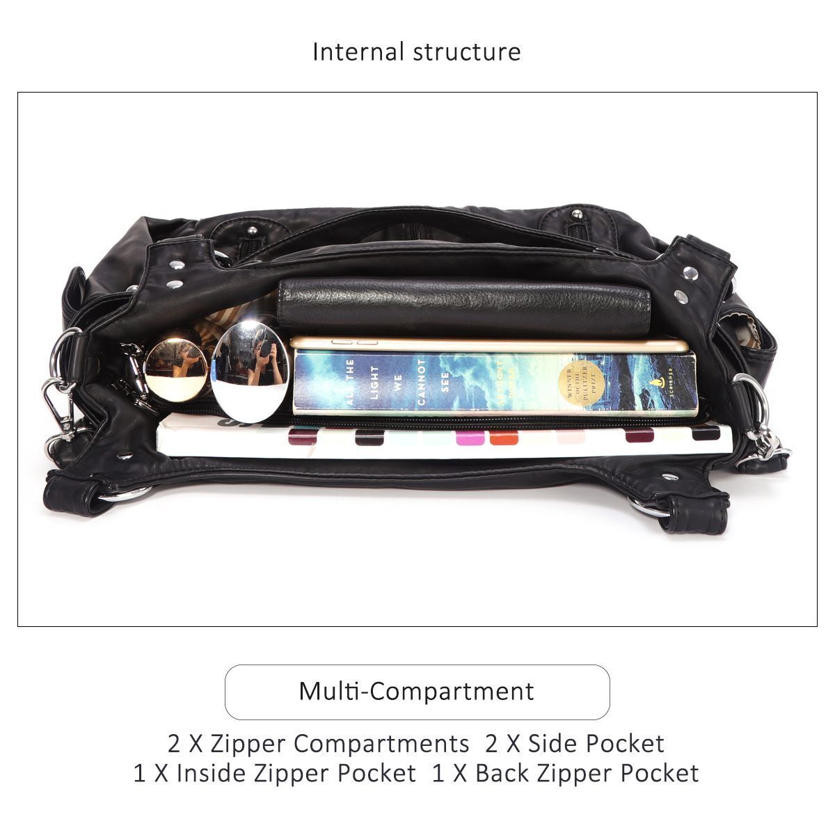 Handbags Shoulder Bag Crossbody Multifunctional Bag Waterproof Shoulder Purse