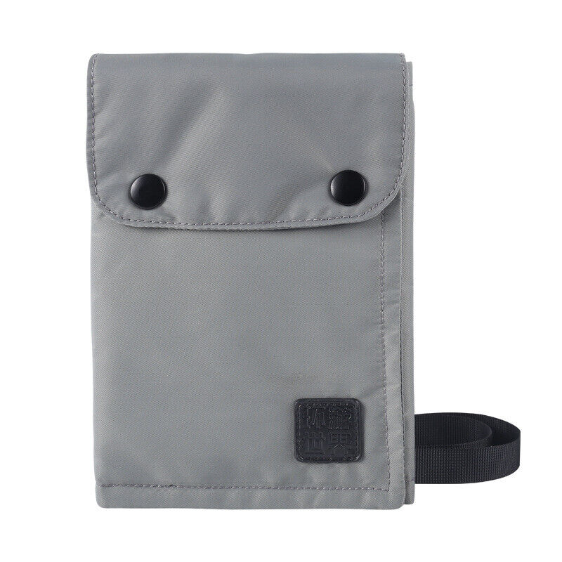 Travel Neck Hanging Passport Bag Pouch Wallet with RFID Blocking Card Holder