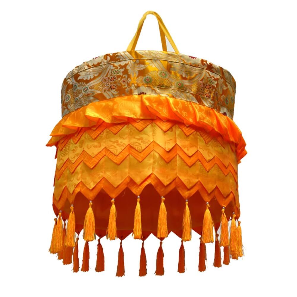 Yellow Auspicious Umbrellas Buddhist Hung Buddhist Temples Decoration
