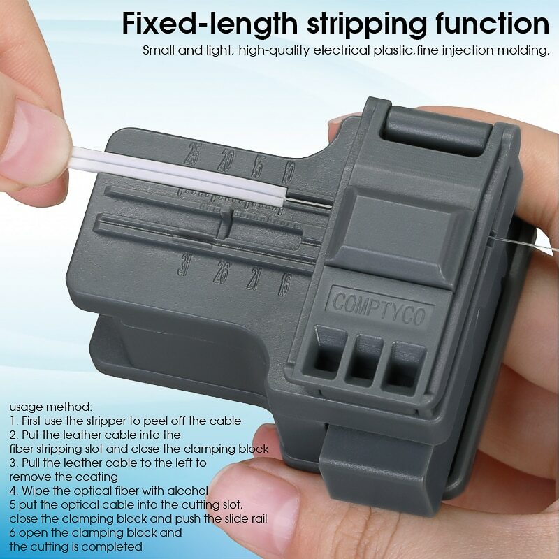 AUA-X01 FTTH MINI Optical Fiber Cleaver ABS High Precision Fiber Cable Cutter