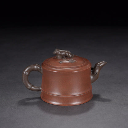 Chinese Yixing Zisha Clay Handmade Exquisite Teapot （松竹梅 底款：汪寅仙）