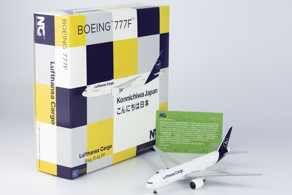 1:400 NG Model Lufthansa Cargo BOEING 777F Airplane Diecast Aircraft Plane Model