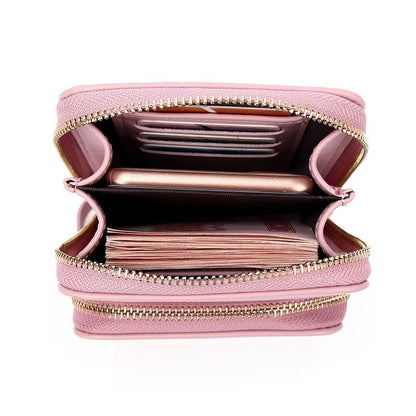 Crossbody Shoulder Bag Small Cellphone Purse Card Holder Wallet Polyester Pouch