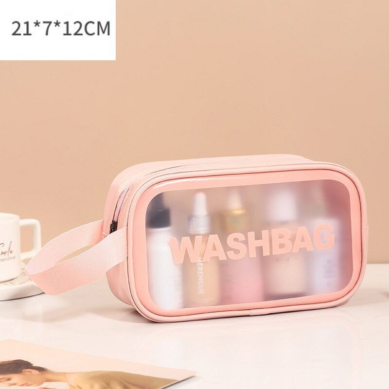 Portable Travel Storage Bag Toiletry Organize Waterproof PVC Cosmetic Bags Women