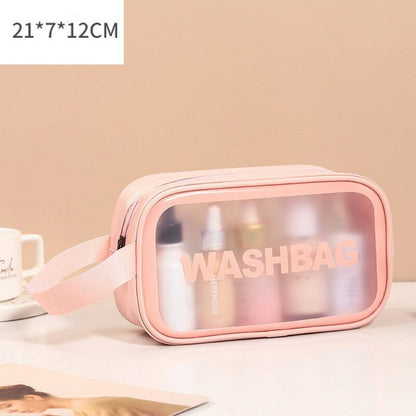 Portable Travel Storage Bag Toiletry Organize Waterproof PVC Cosmetic Bags Women