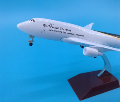 20CM UPS BOEING 747-400 Aircraft Plane Diecast Aeroplane Airplane Model