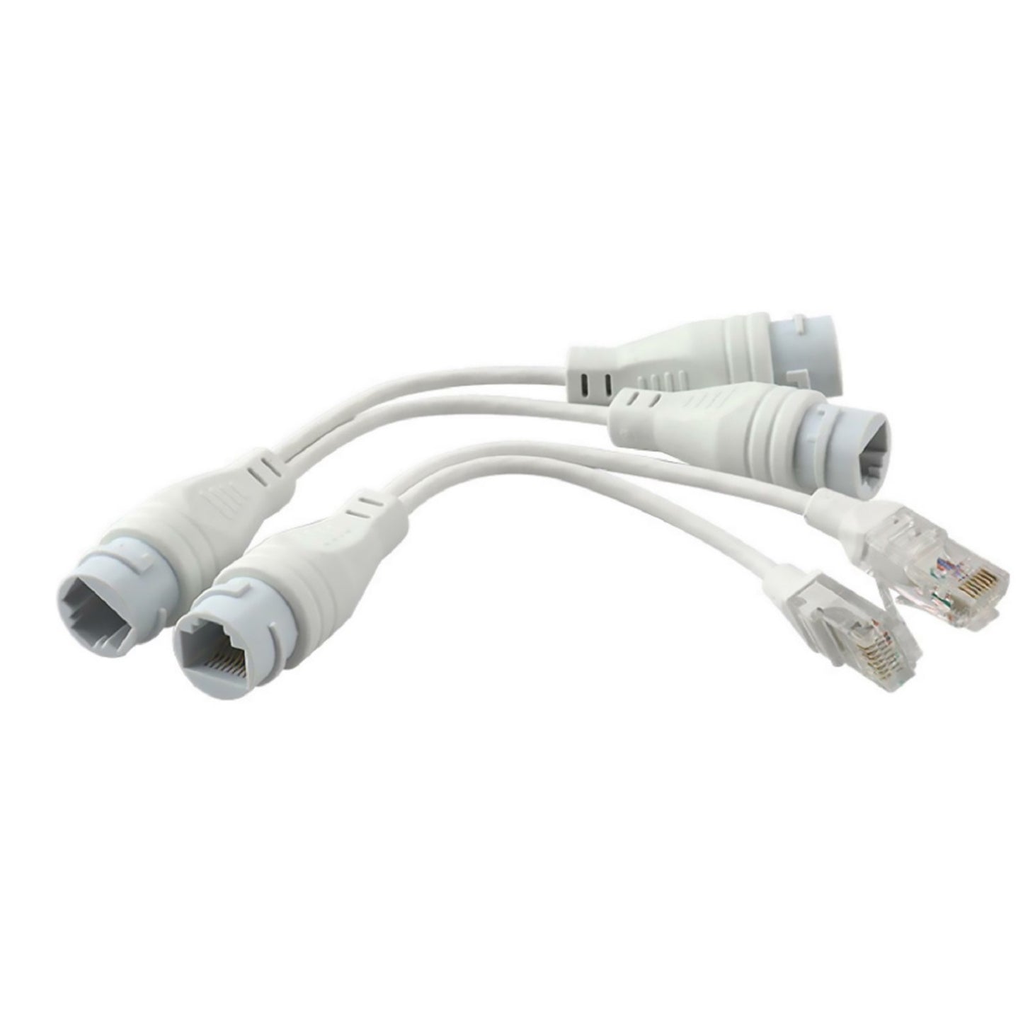 1 to 2 Adapter Network Splitter Poe Switch Connector Rj45 Synthesizer Separator
