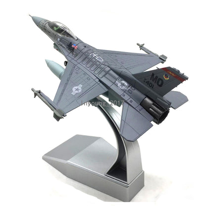 1/100 General Dynamics F16C Fighting Falcon Airplane Model Diecast Plane Model