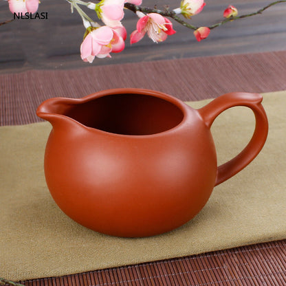 Yixing Purple Clay Fair Cup Cha Hai Master Teacup Handmade Tea Set Accessories