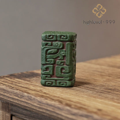 5.3cm Yixing Purple Clay Handmade Cover Holder Gaito Tea Pet Tea Set Accessories