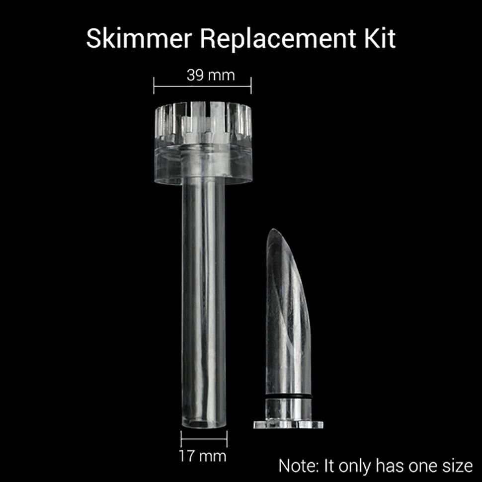 Skimmer Glass Lily Pipe Spin Surface Inflow Outflow 13/17mm Aquarium Water Tank