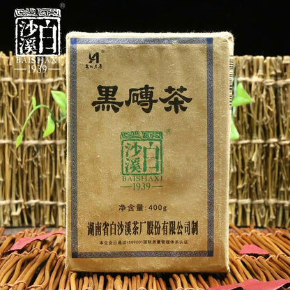 Anhua Baishaxi 2019 yr Hei Zhuan Cha Dark Tea Brick Tea China Tea 400g
