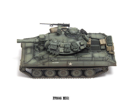 1/72 PP0046 US Sheridan M551 Tank Finished Model Refined Aging+Package