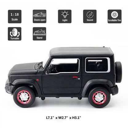 1/18 Scale Suzuki Jimny Model Car Diecast Toy Cars Toys for Boys Kids Gifts