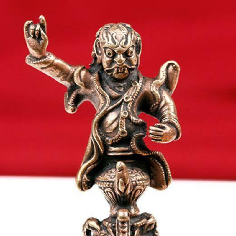 Buddhism Pure Copper Phurpa Buddha Dorje Vajra Eliminate Evil Amulet Collection