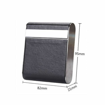 Leather Cigarette Case 20pcs Container Bank Card Box Tobacco Holder Mini Storage