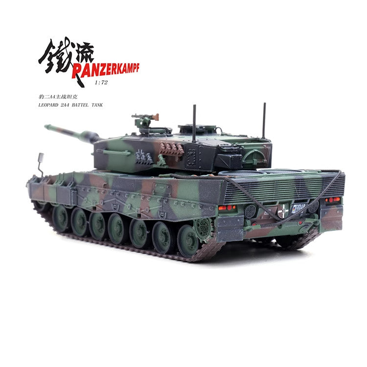 Panzerkampf 1/72 Germany Leopard 2A4 Main Battle Tank Camouflage Alloy Model