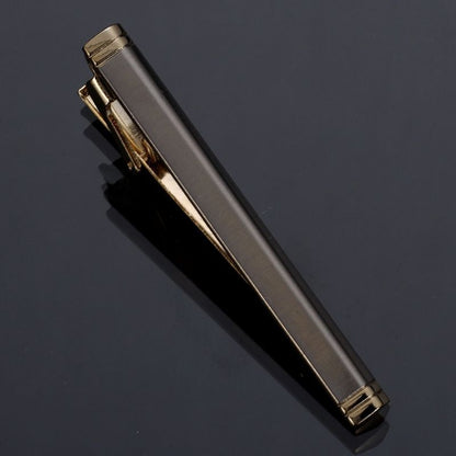 Men Business Necktie Clips 5.5cm Metal Ties Classic Simple Fashion Clasp Jewelry