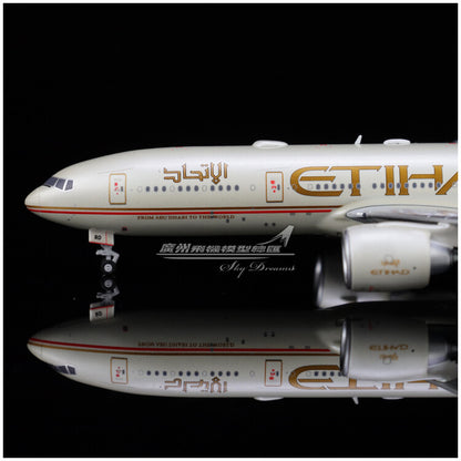 1:400 JC Wings Etihad Airways Plane B777-200LR Diecast Aircraft Model