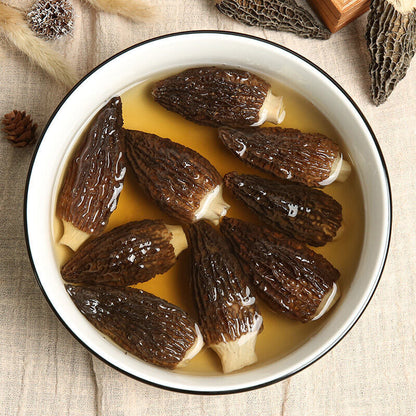 MOREL-DRIED-MUSHROOMS Naturals From the YUNAN of China 50g 羊肚菌