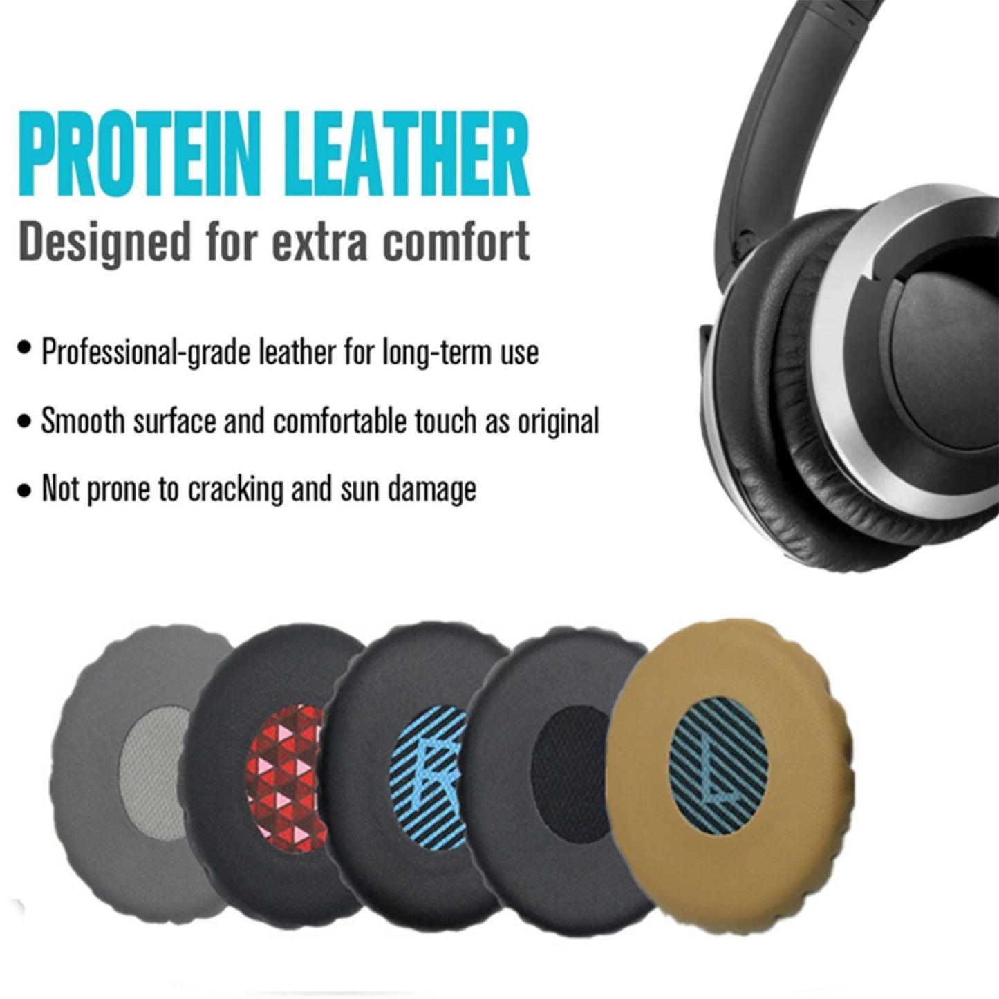 1 Pair New Earpads Pad For Bose SoundLink On-Ear(OE) Bose On-Ear 2 (OE2 & OE2i)