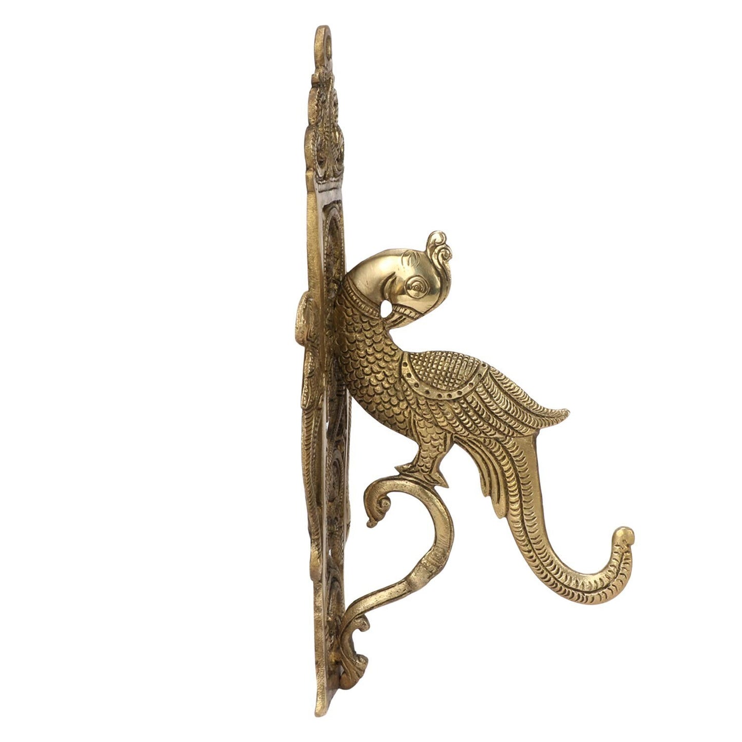 Brass Parrot Wall Bracket Decorative Wall Hook for Hanging Lamps Home Decor