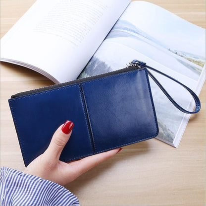 Wallet Long Zipper Clutch Hand Bag Phone Card Holder Coin Purse Thin Wallet 1 PC