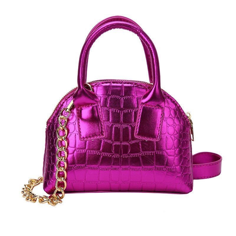 Pattern Synthetic Leather Crossbody Bag Shoulder Handbag Small Shell 20X15X6 CM