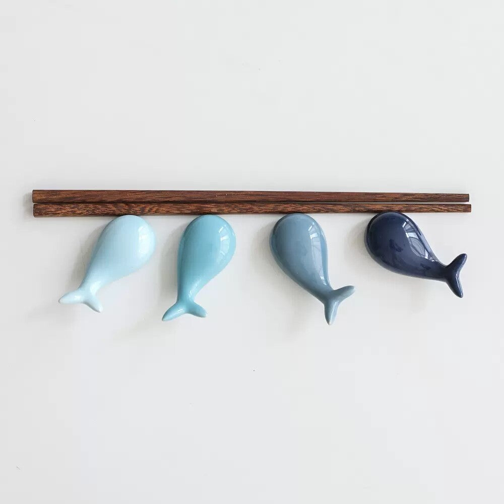 holder for chopsticks dophin shape creative table accessories porcelain mat new