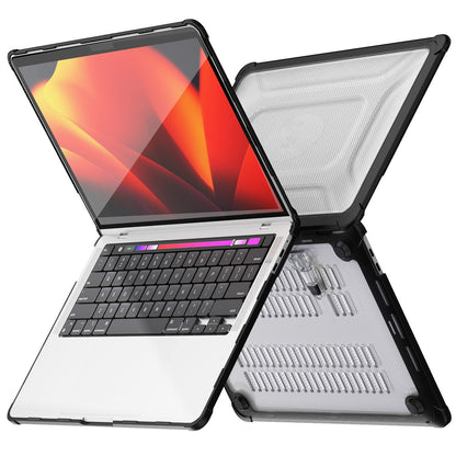 For MacBook Air 13/14, Laptop Cooling Carrying Case, Pro 15/16 Shockproof Cover