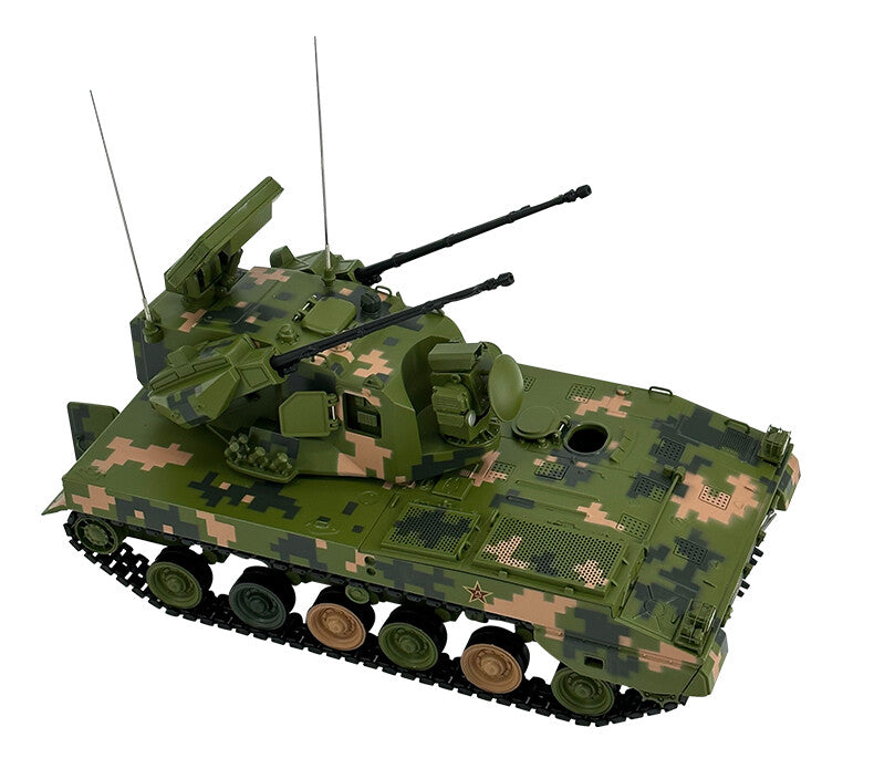 1: 30 PGZ09 35mm self-propelled anti-aircraft gun tracked tank alloy model