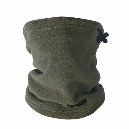 3pcs Winter Fleece Scarf Hat Gloves Set Outdoor Cycling Camping Neck Collar Warm