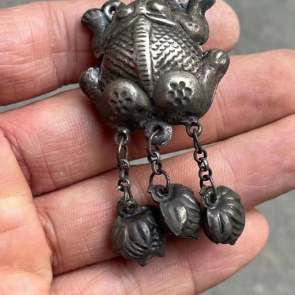 Tibetan Silver Goldfish Tassel Pendant Vintage DIY Jewelry Craft Charm
