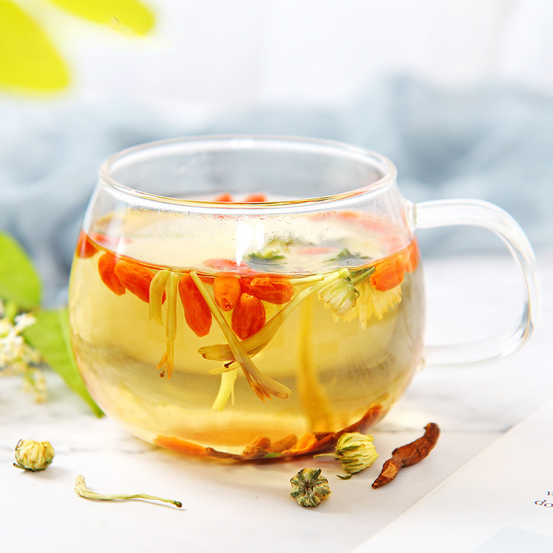 Honeysuckle chrysanthemum tea stay up late tea herbal tea flower tea combination
