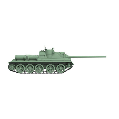 SSMODEL SS87753 1/87 HO Scale Military Model Kit Soviet SU-100 Tank Destroyer