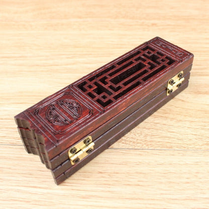 Chinese Old Wood Carved Folding Screen Lacquer Miniature Furniture 4 Panel Decor