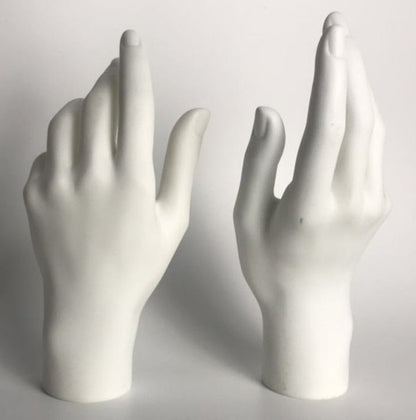 Hand Mannequin Female Arm Display Base Gloves Jewelry Models 21cm Plastic 1 Pair