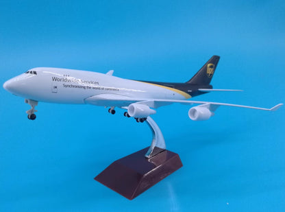 20CM UPS BOEING 747-400 Aircraft Plane Diecast Aeroplane Airplane Model