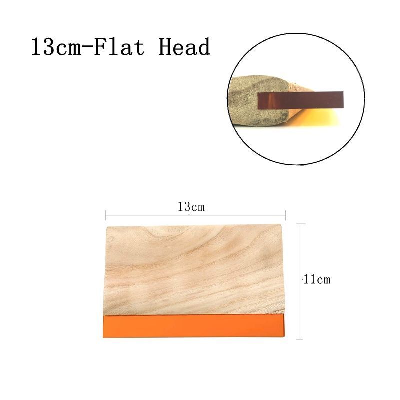 Silk Screen Printing Tools Wood Squeegee Scrapers Aluminum Emulsion Scoop Coater