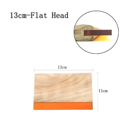 Silk Screen Printing Tools Wood Squeegee Scrapers Aluminum Emulsion Scoop Coater