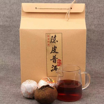 800g organic Tangerine Peel Puerh Tea Leaf Pu'er Black Tea Cooked Ripe puerh tea