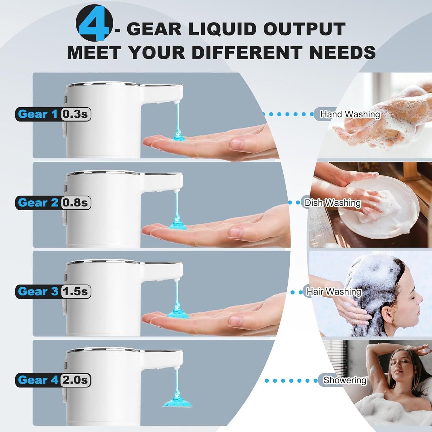 14oz Automatic Soap Dispenser Touchless Liquid Vertical Hand Soap Dispenser