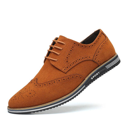 Men Suede Shoes Blue Shoes Men Flats Men Sneakers Casual Men Shoes