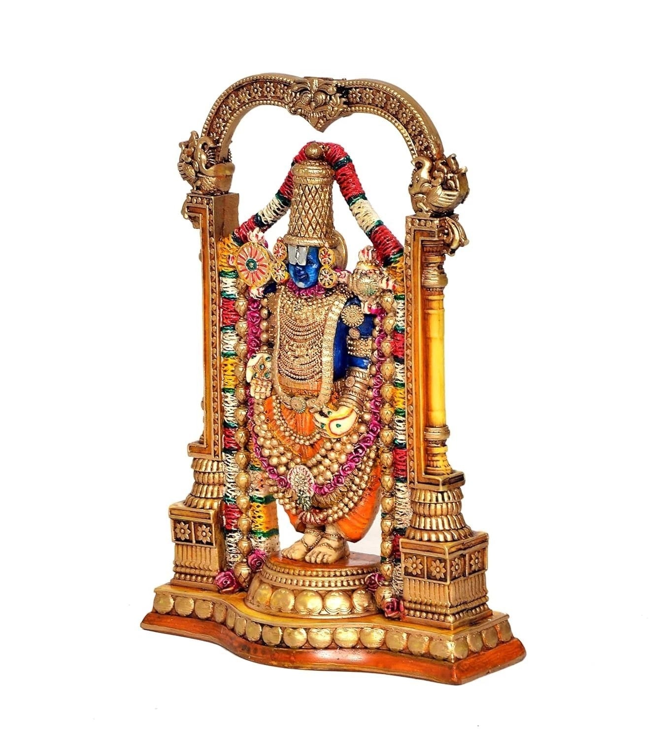 Resin Lord Venkateshwara Tirupati Balaji Figurine Statue Sculpture Idol