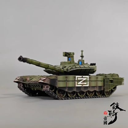 Homemade 1/72 Military Main Battle T90MS Die-cast Tank Model Static Ornament