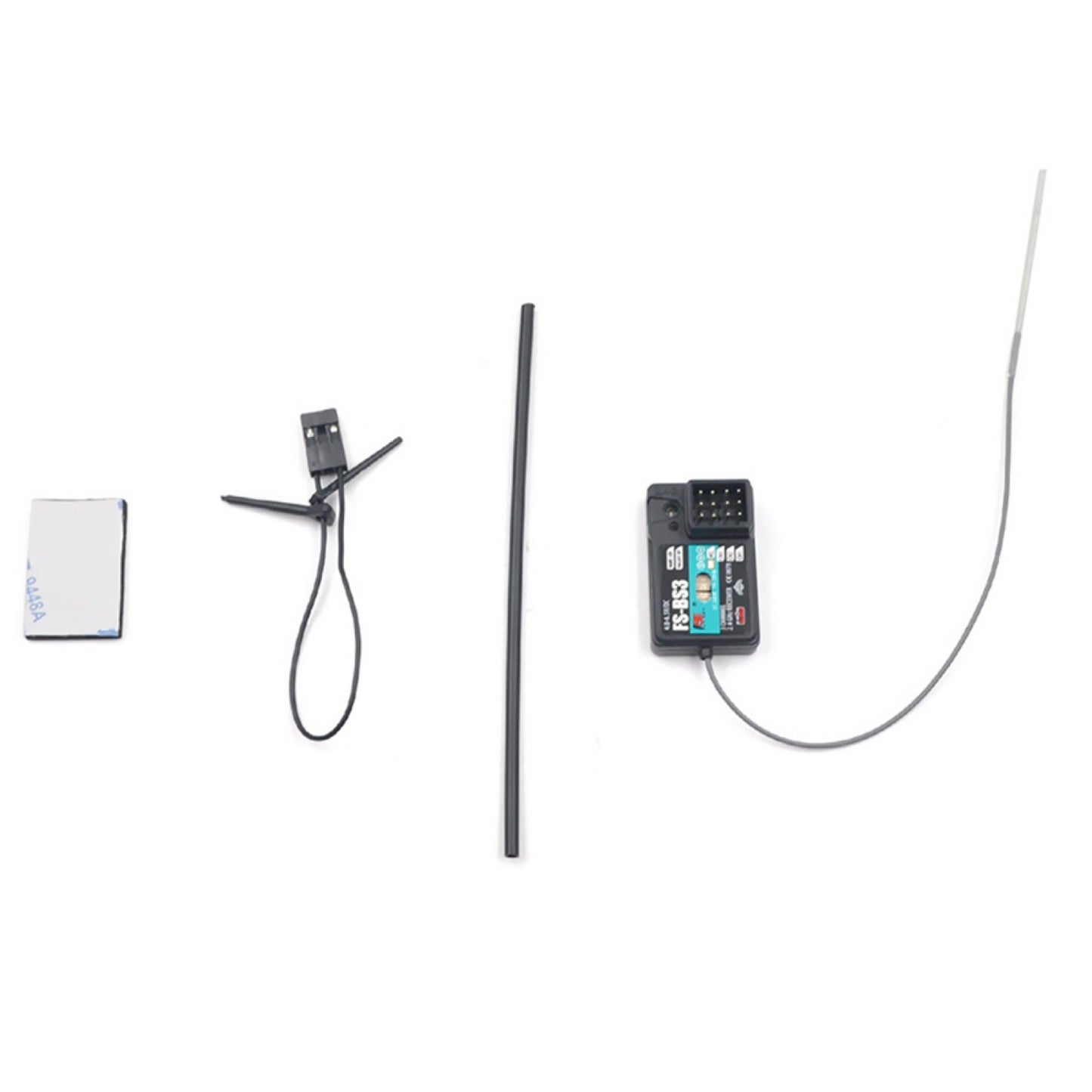 FS-BS3 2.4G 3CH Receiver with Gyro Stabilization For Flysky FS-IT4S FS-GT2