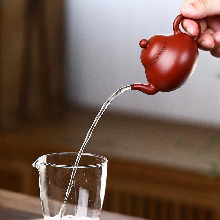 Tea Pot 100ml Real Yixing Zisha Dahongpao Clay Marked 7 Infuser Holes Master Pot