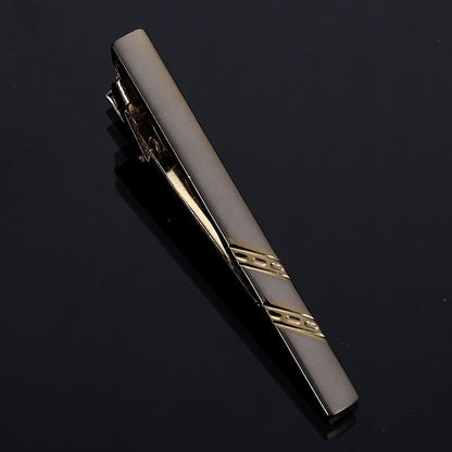Men Business Necktie Clips 5.5cm Metal Ties Classic Simple Fashion Clasp Jewelry