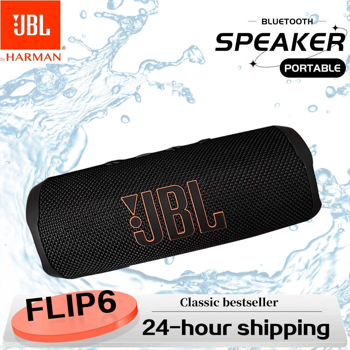 JBL Flip 6 Bluetooth Speaker Waterproof Portable Bass