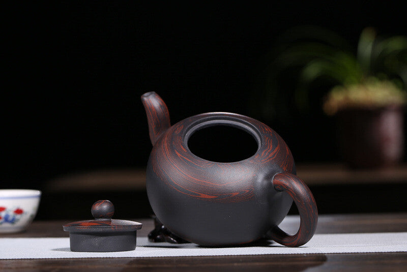 handmade tea pot marked purple clay yixing zisha master pot Chinese kungfu pots